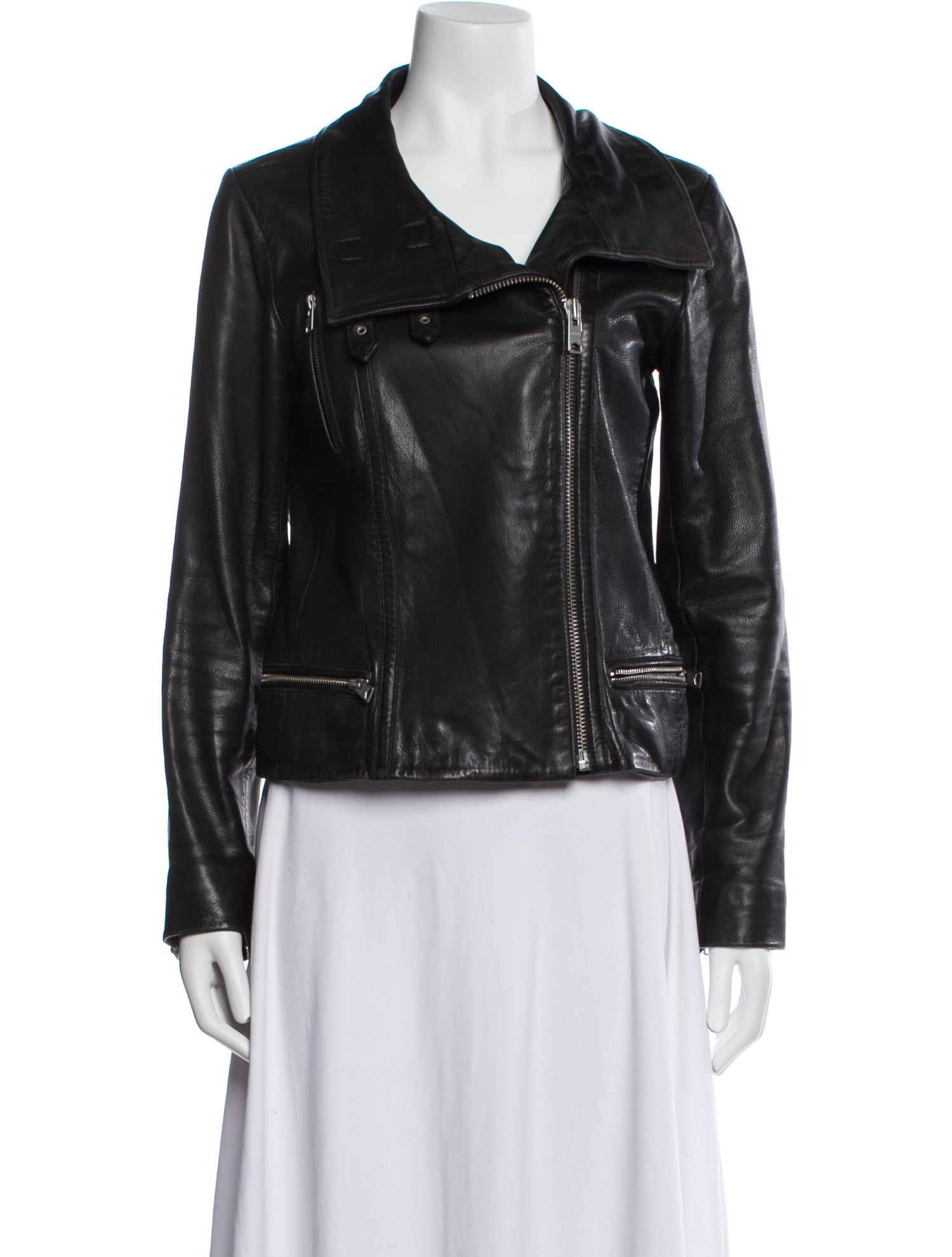 AllSaints Leather Biker Jacket