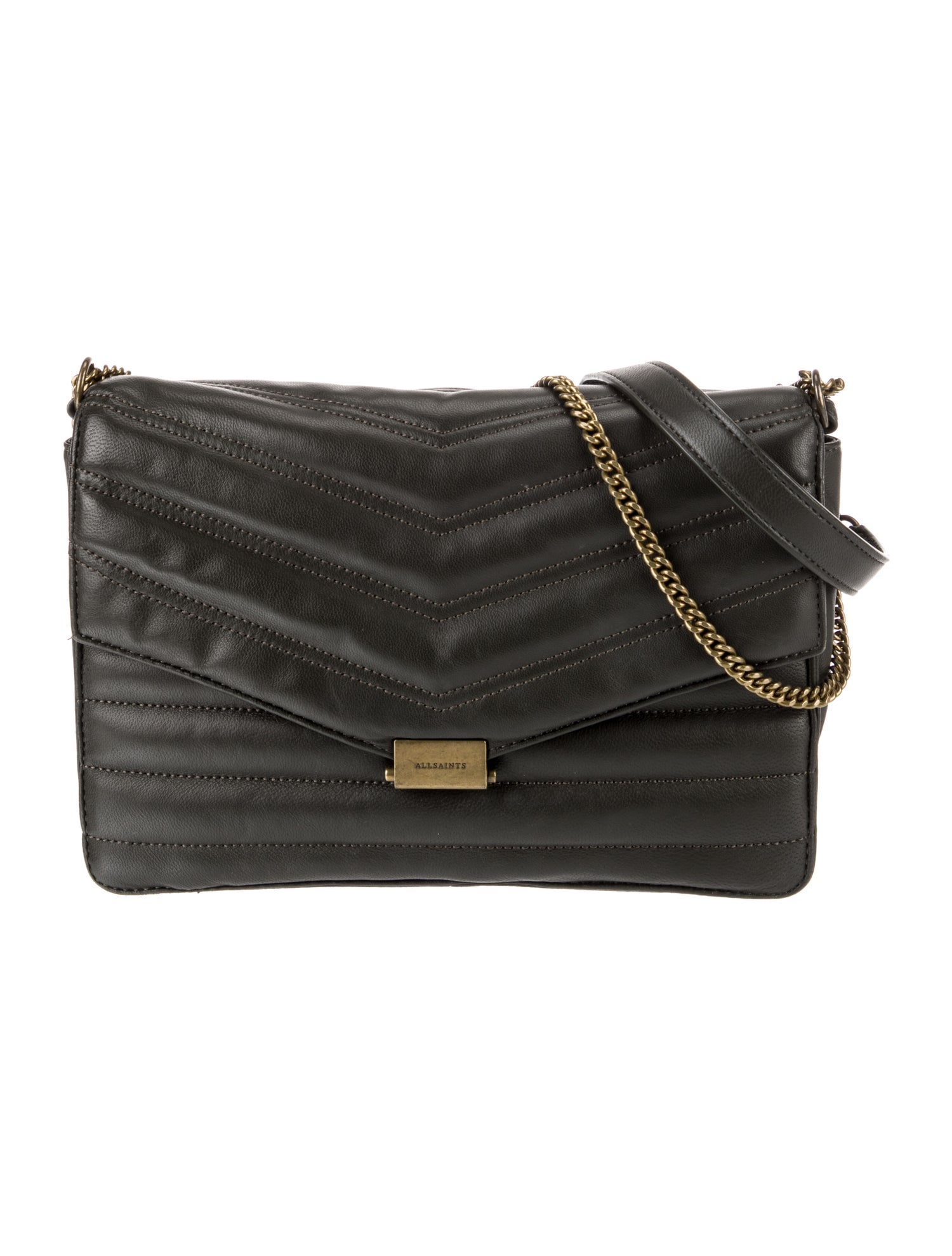 AllSaints Quilted Crossbody Bag