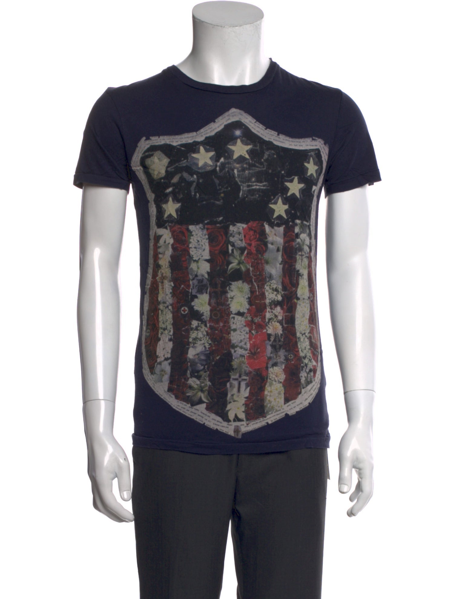 AllSaints Graphic Print Crew Neck T-Shirt
