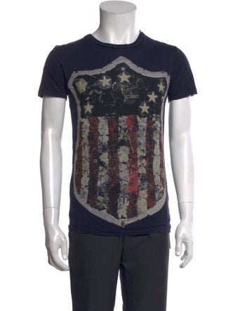 AllSaints Graphic Print Crew Neck T-Shirt