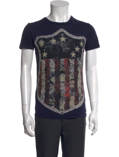 AllSaints Graphic Print Crew Neck T-Shirt