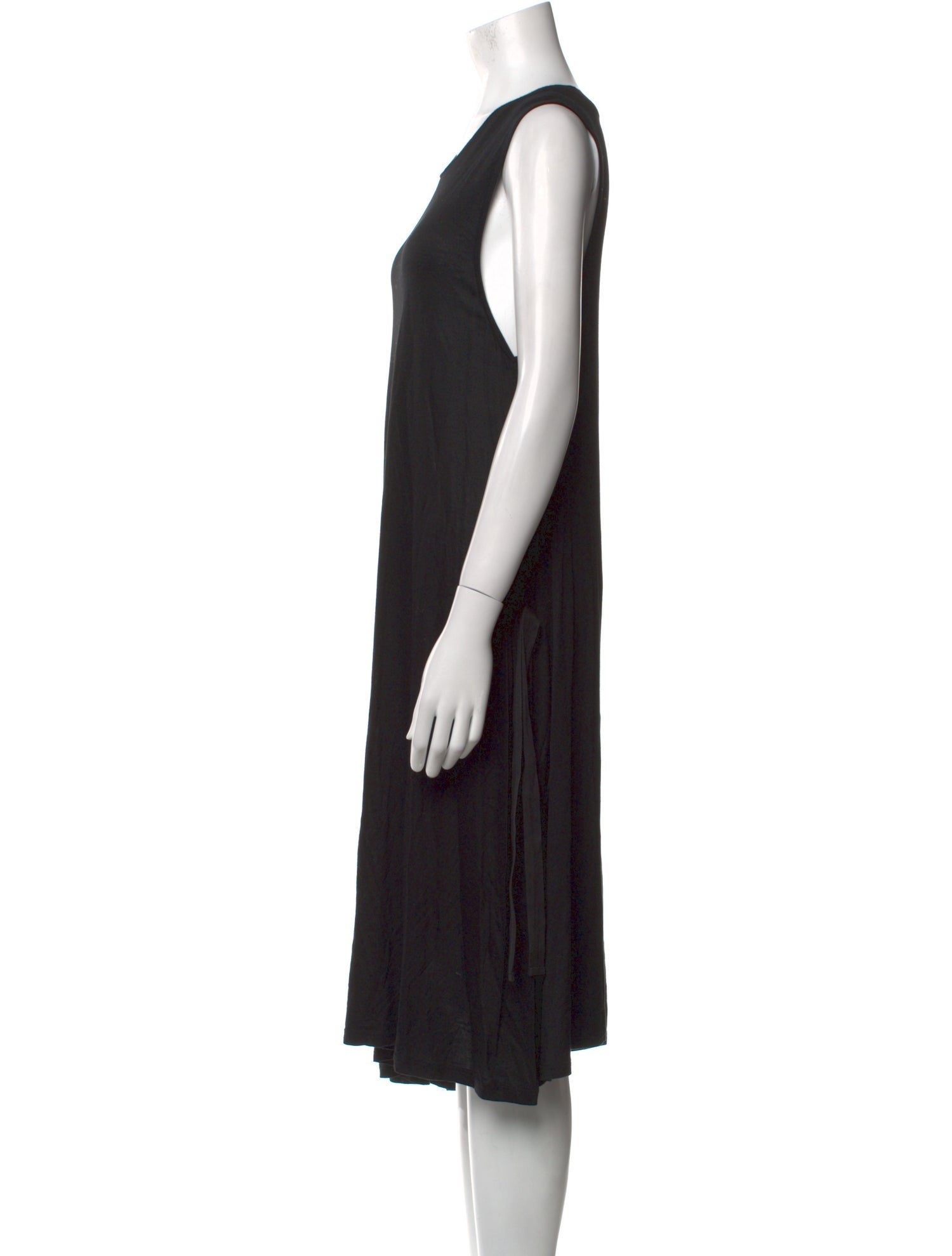 AllSaints Scoop Neck Midi Length Dress