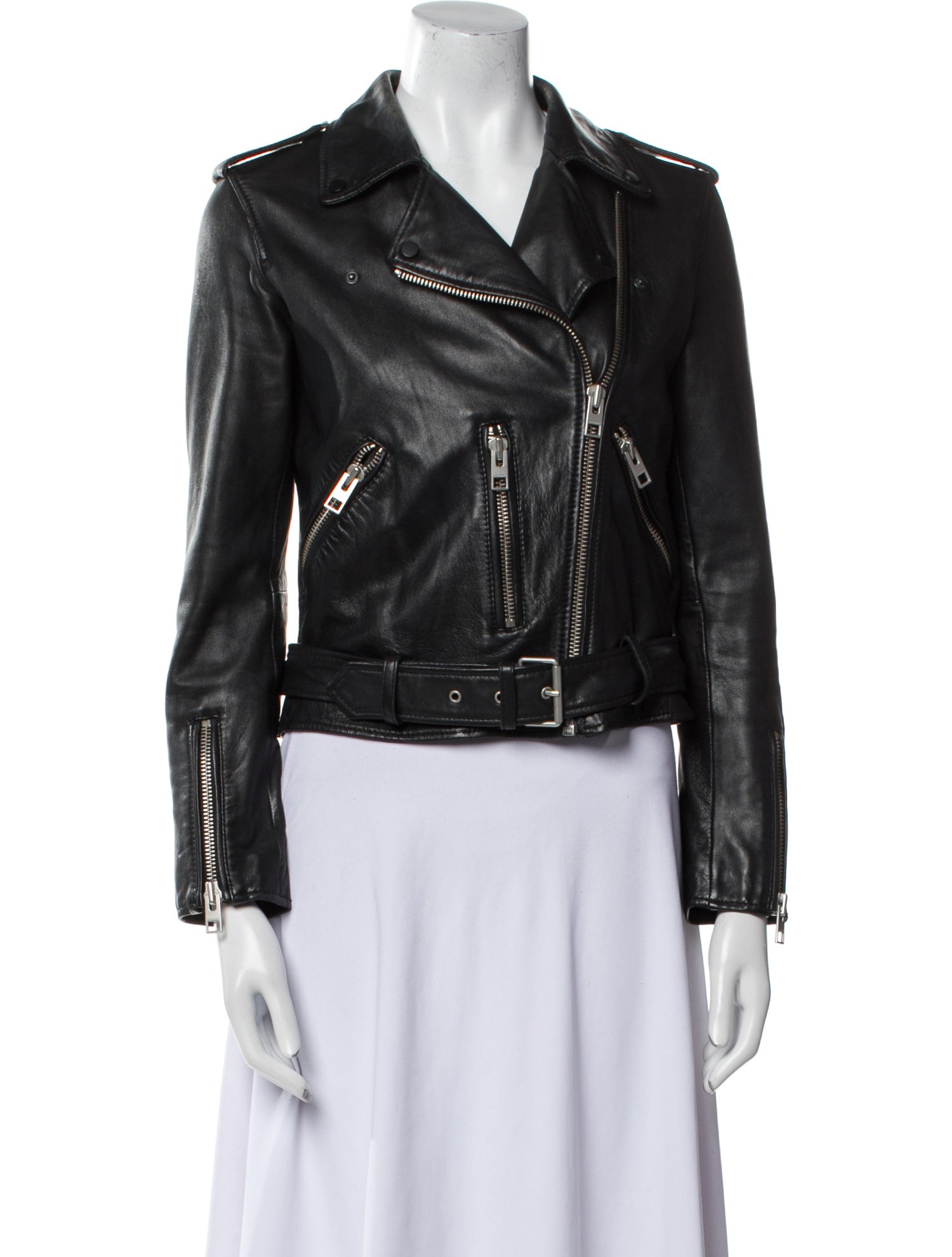 AllSaints Leather Biker Jacket