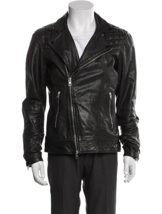 AllSaints Goat Leather Moto Jacket