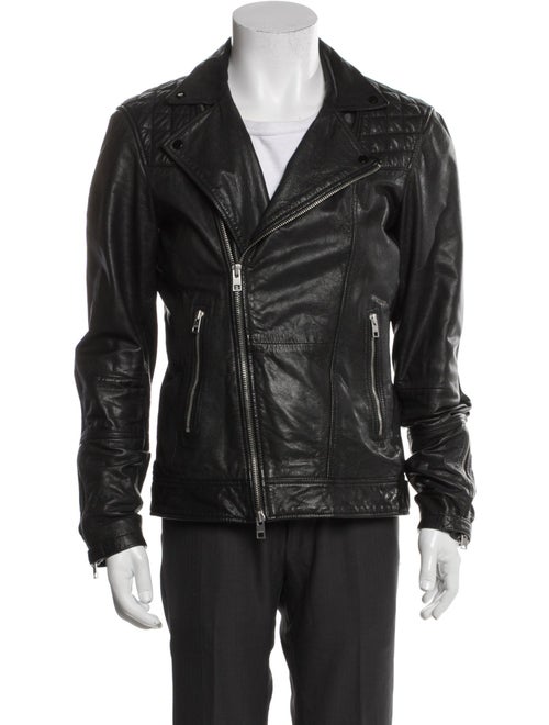 AllSaints Goat Leather Moto Jacket