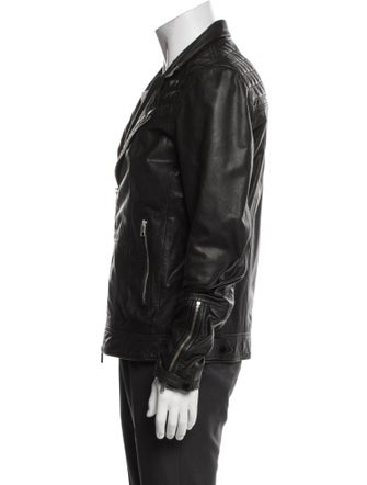 AllSaints Goat Leather Moto Jacket