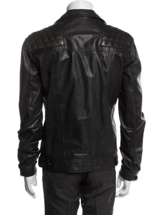 AllSaints Goat Leather Moto Jacket
