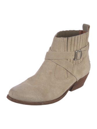 AllSaints Suede Western Boots
