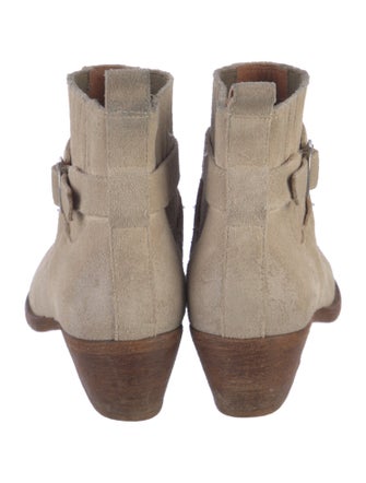 AllSaints Suede Western Boots