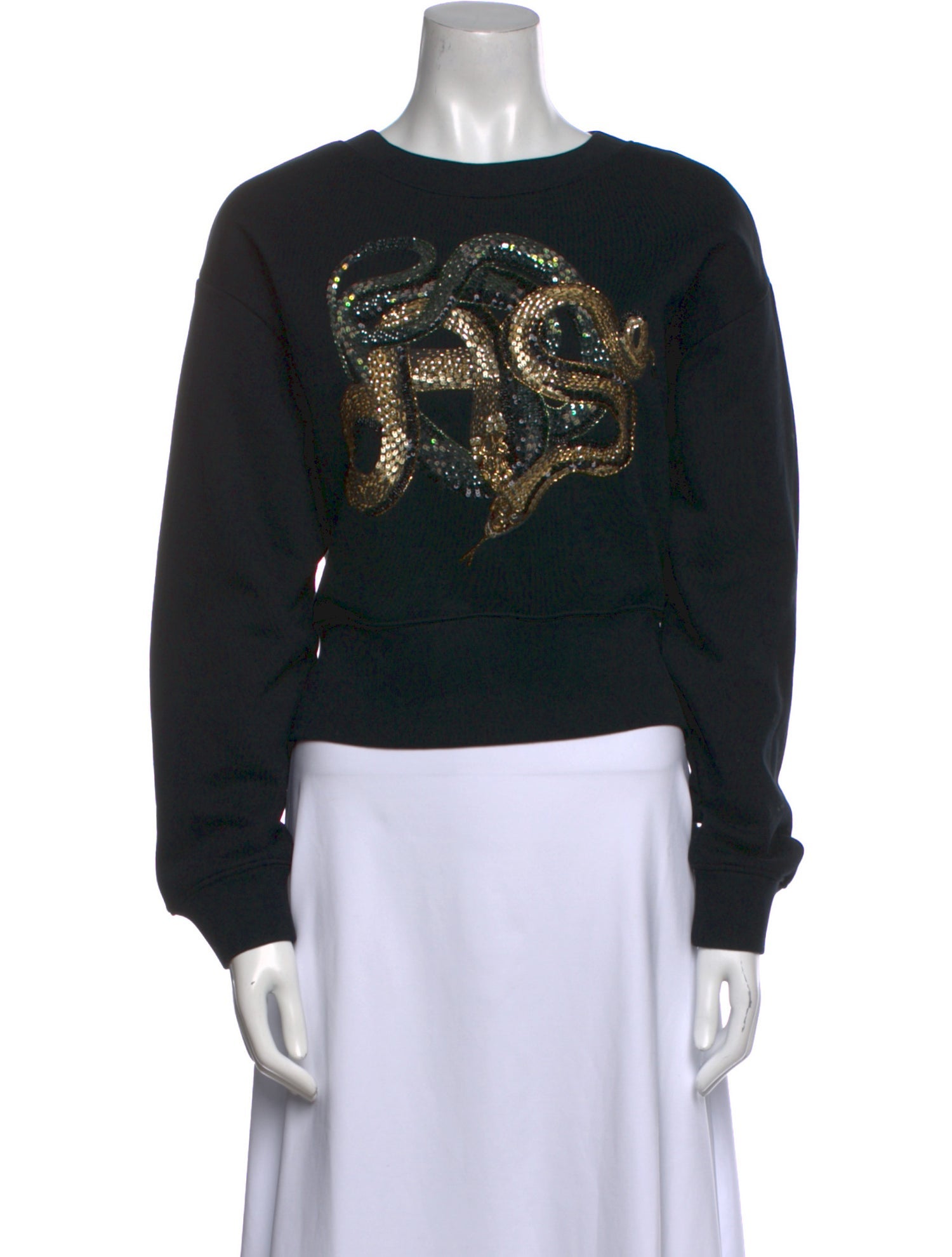 AllSaints Graphic Print Crew Neck Sweatshirt