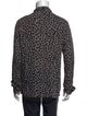 AllSaints Animal Print Long Sleeve Shirt