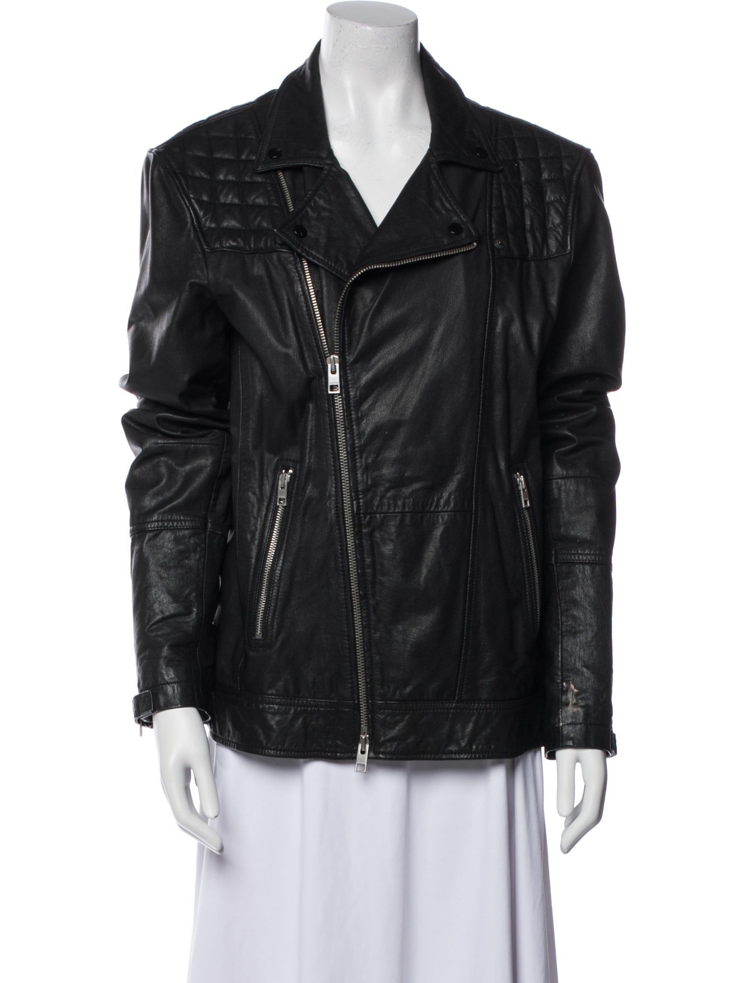 AllSaints Leather Biker Jacket