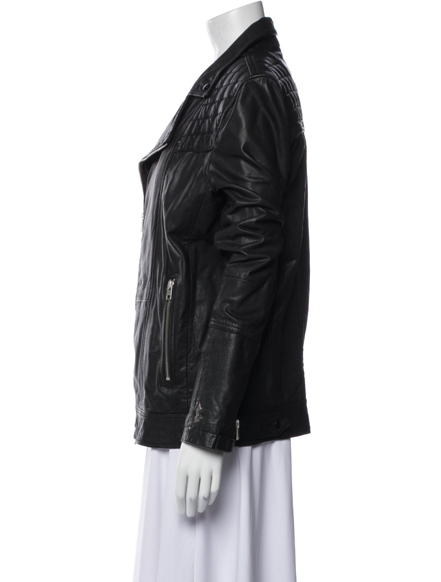 AllSaints Leather Biker Jacket