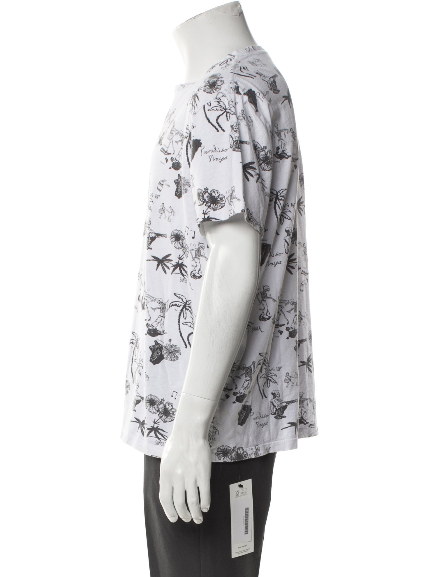 AllSaints Printed Crew Neck T-Shirt