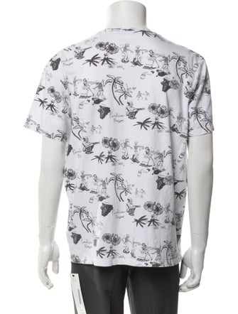 AllSaints Printed Crew Neck T-Shirt