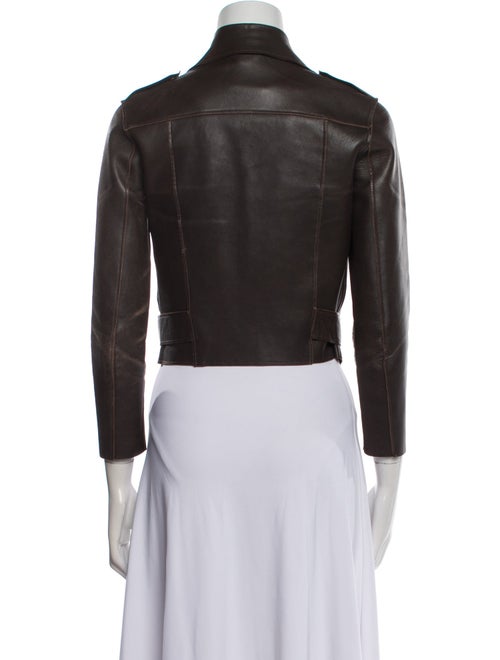 AllSaints Lamb Leather Biker Jacket