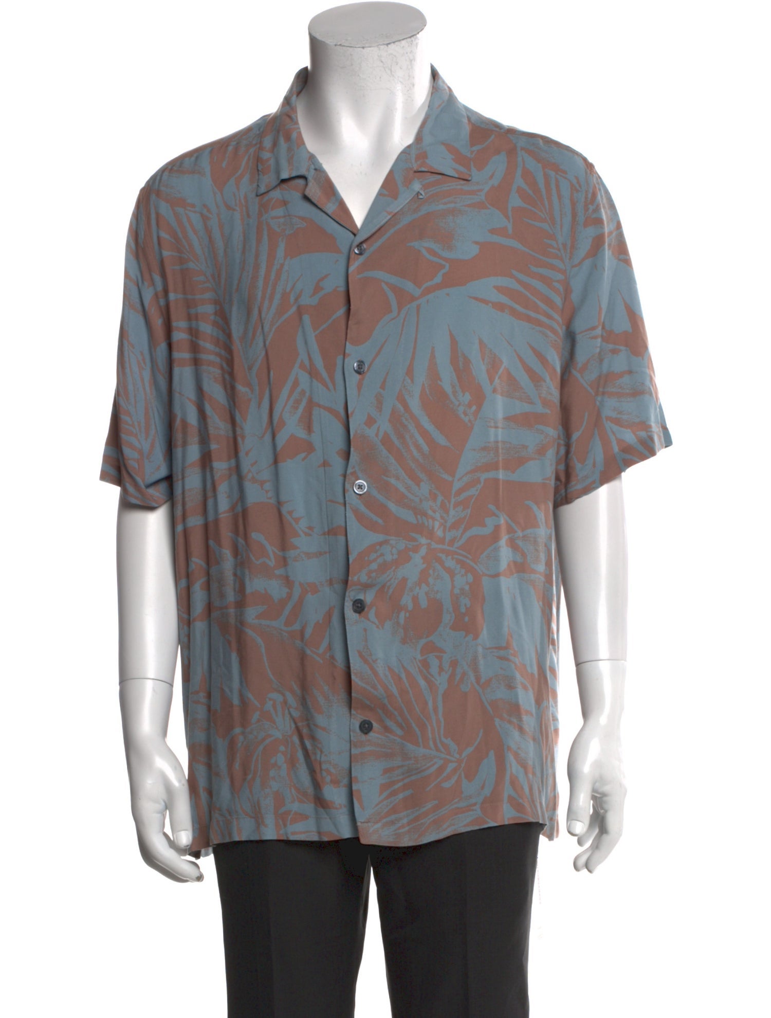 AllSaints Printed Short Sleeve Shirt