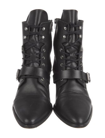 AllSaints Leather Combat Boots