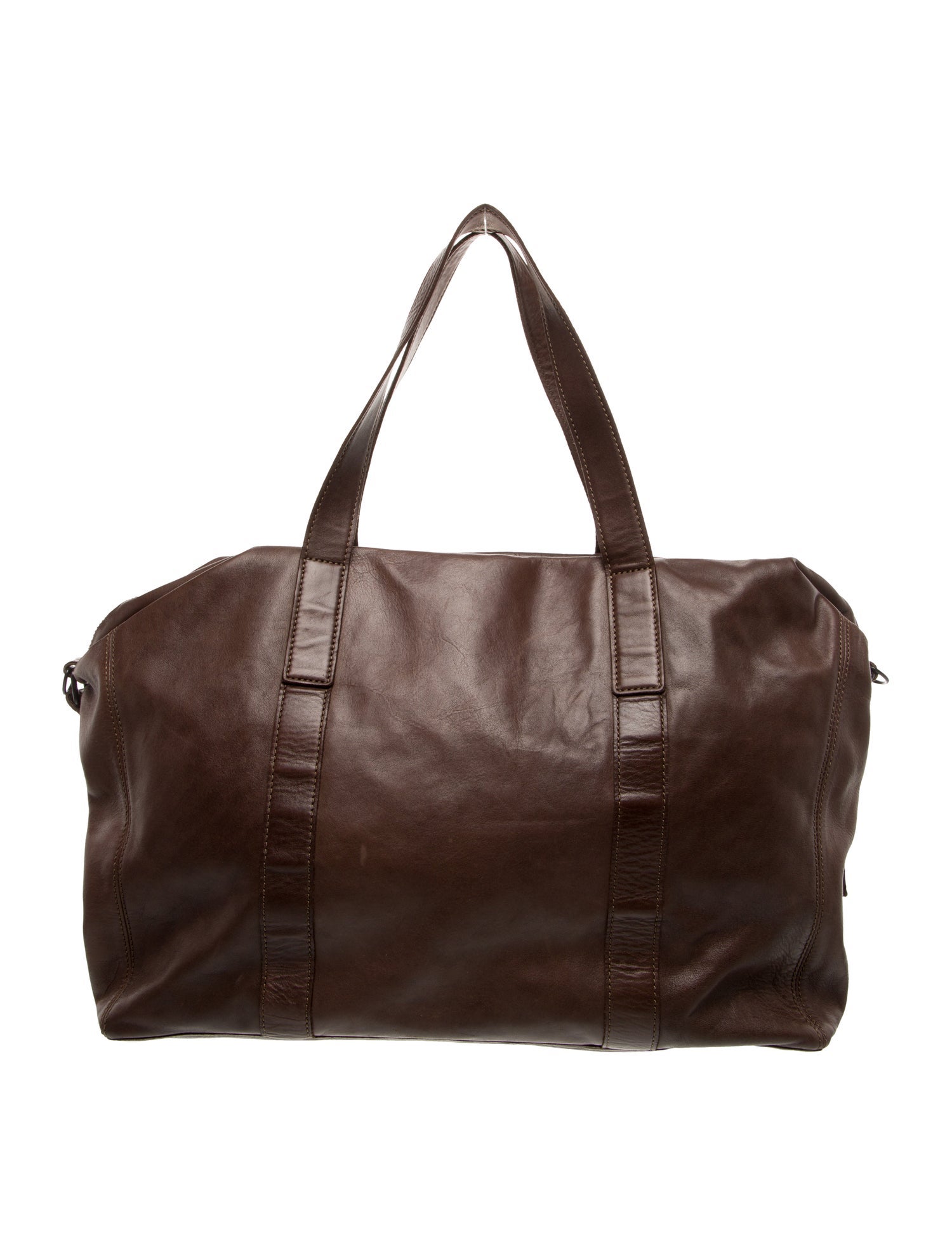 AllSaints Leather Weekender Bag