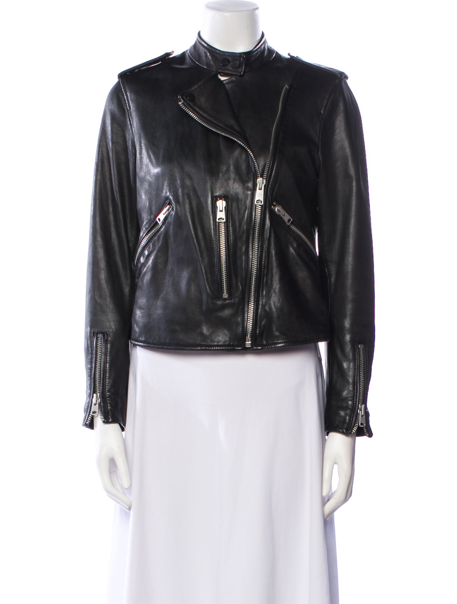 AllSaints Leather Biker Jacket