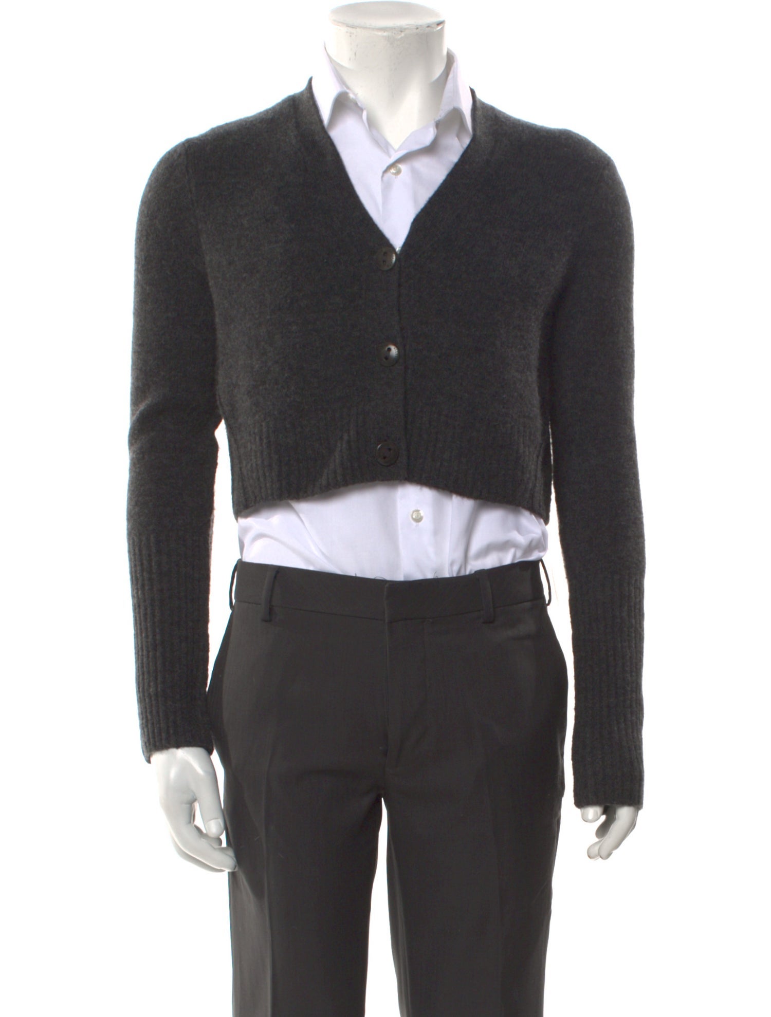 AllSaints V-Neck Long Sleeve Cardigan