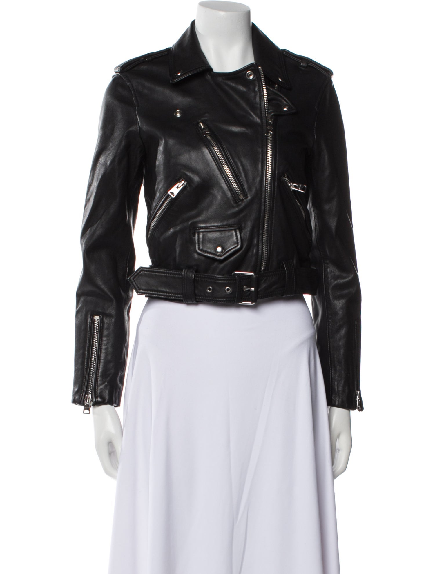AllSaints Leather Biker Jacket