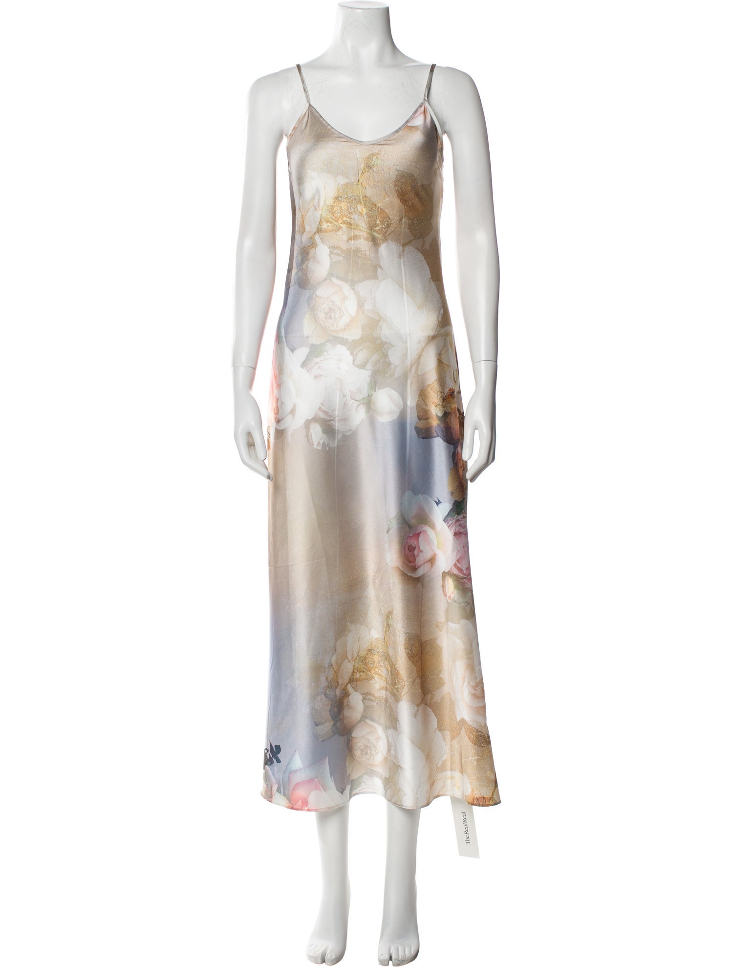 AllSaints Floral Print Long Dress w/ Tags