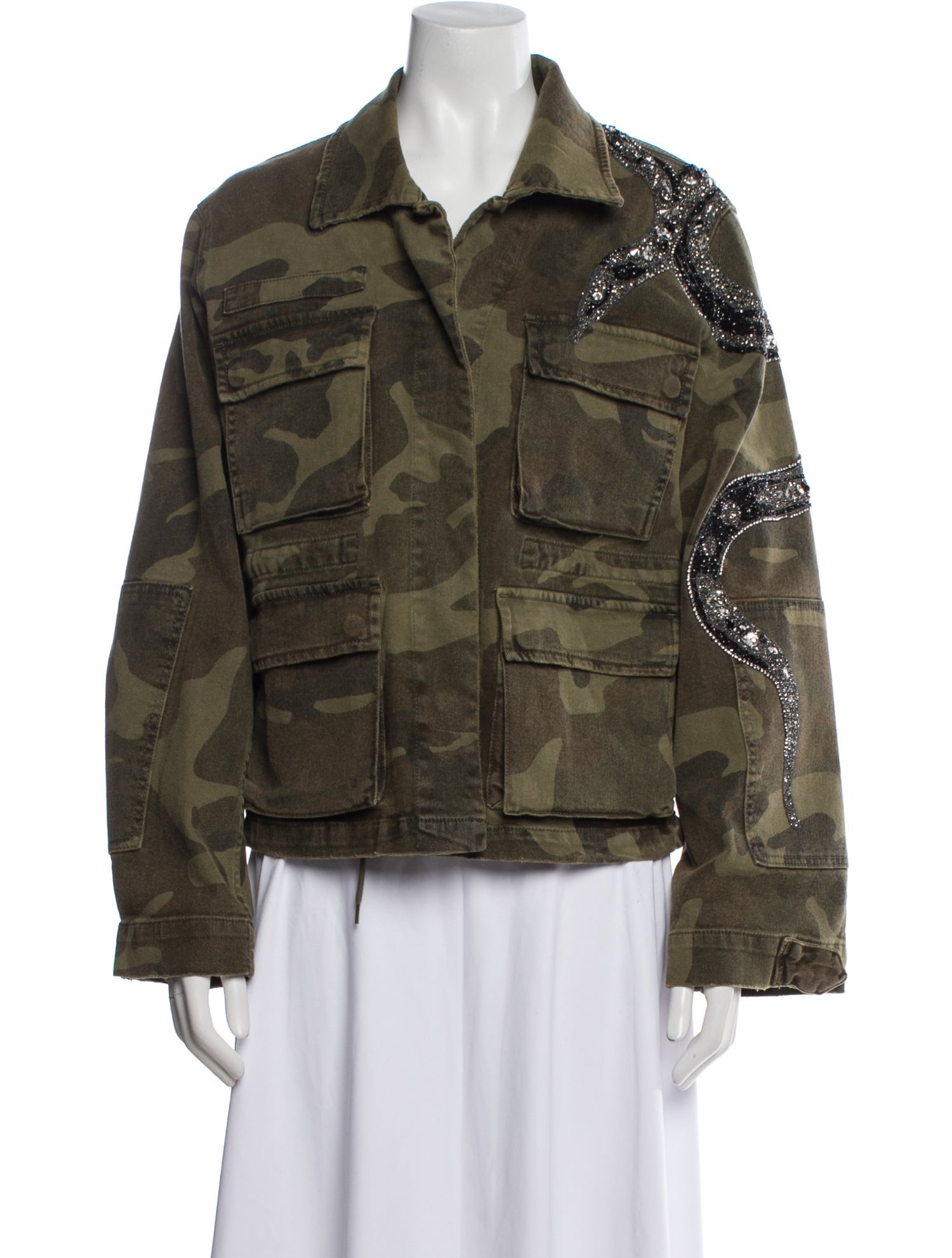 AllSaints Printed Utility Jacket