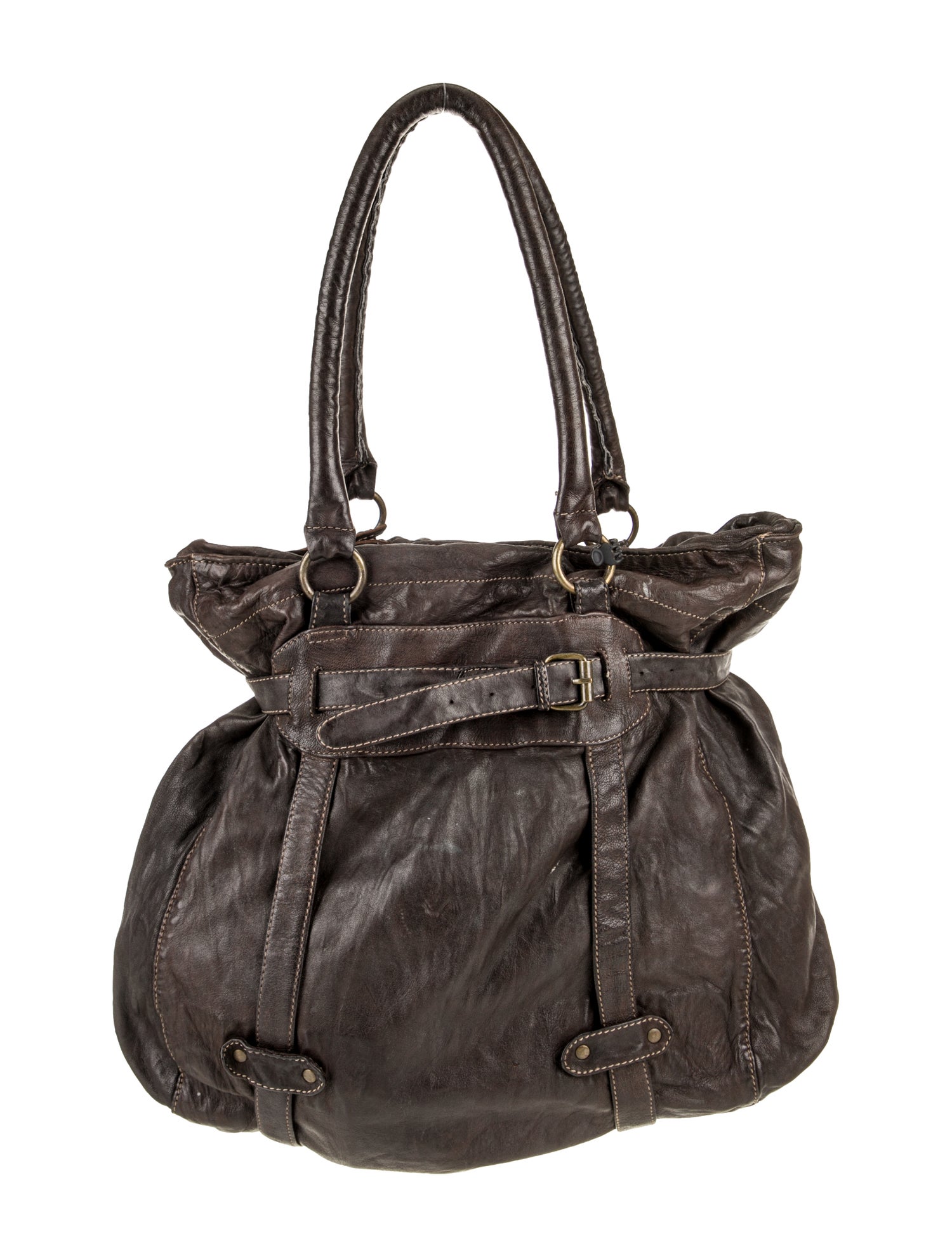 AllSaints Leather Bucket Bag