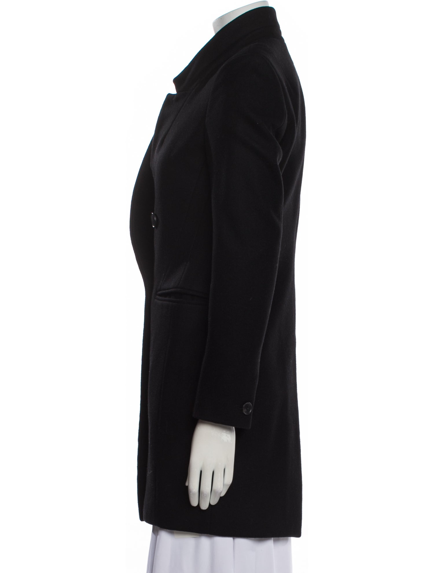 AllSaints Wool Peacoat