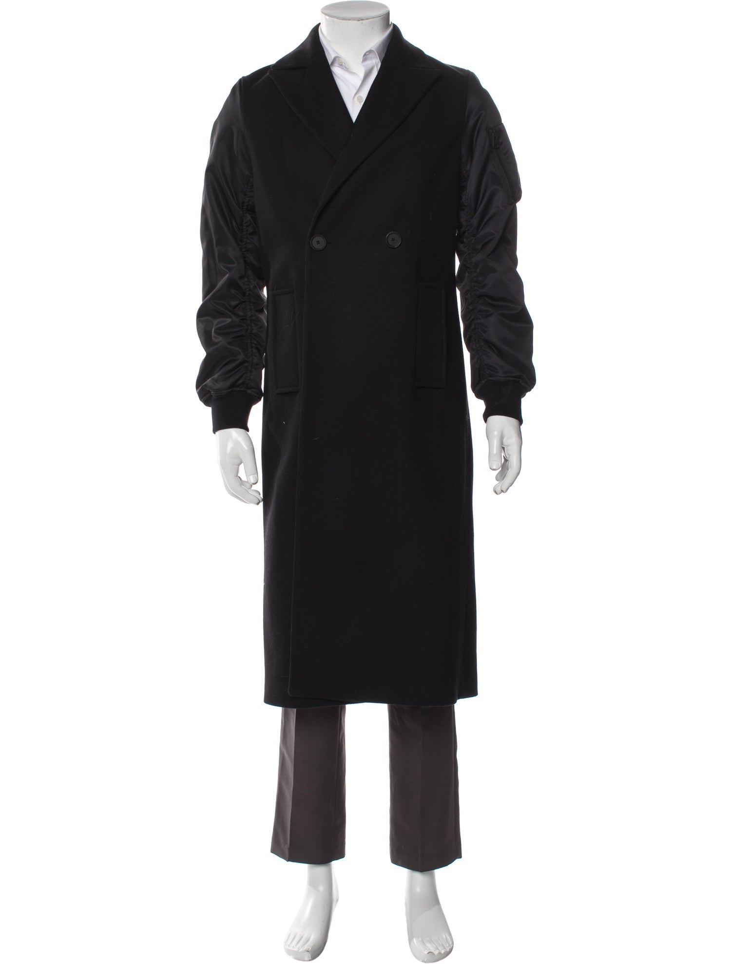 AllSaints Wool Trench Coat