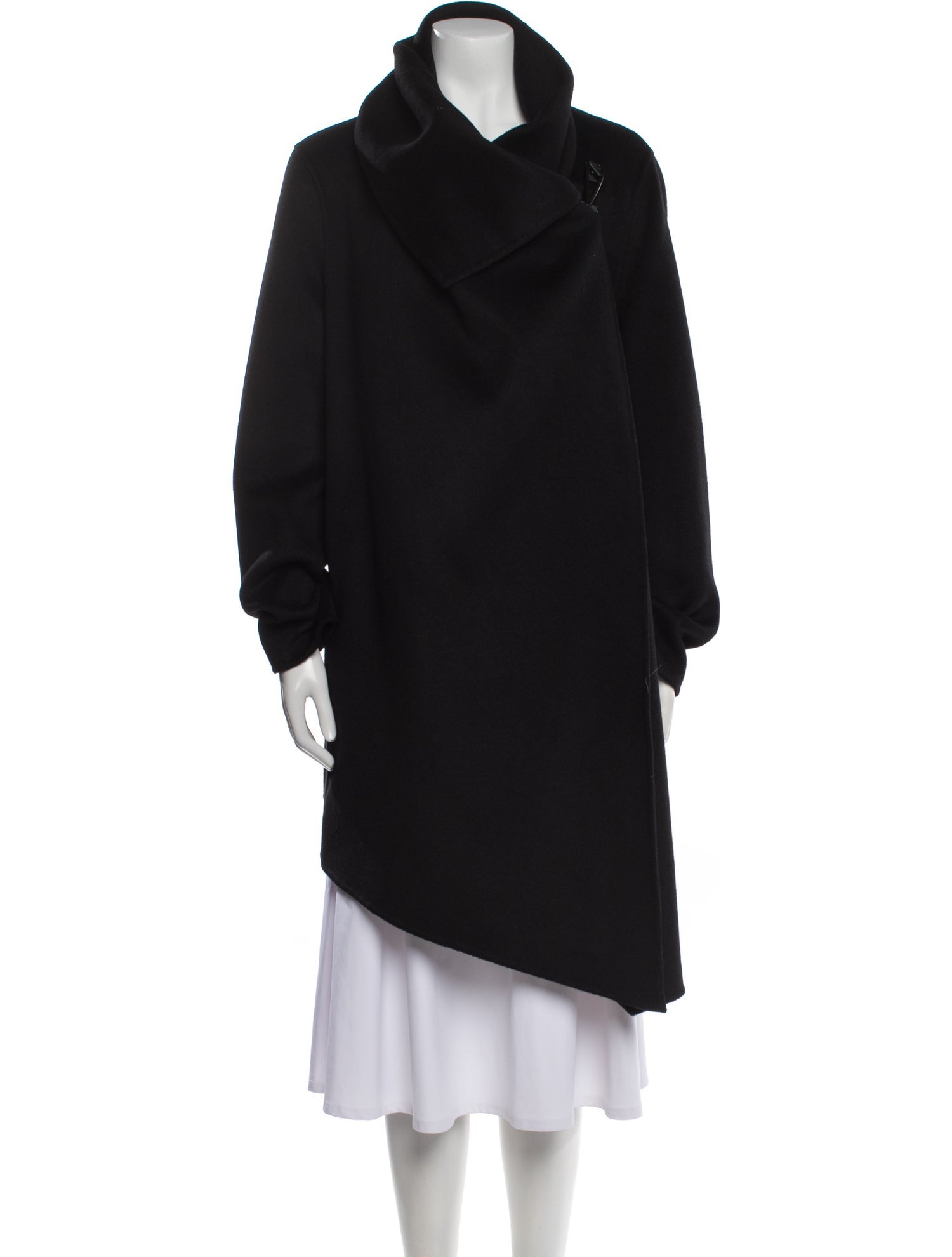 AllSaints Wool Faux Fur Coat