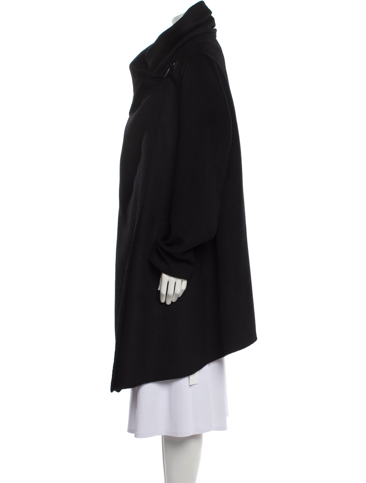 AllSaints Wool Faux Fur Coat