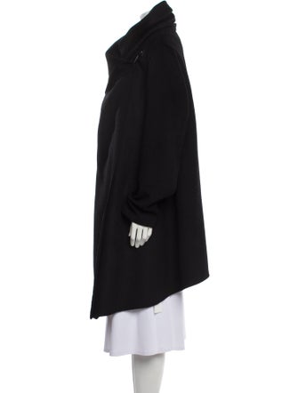 AllSaints Wool Faux Fur Coat