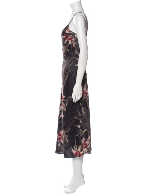 AllSaints Floral Print Long Dress