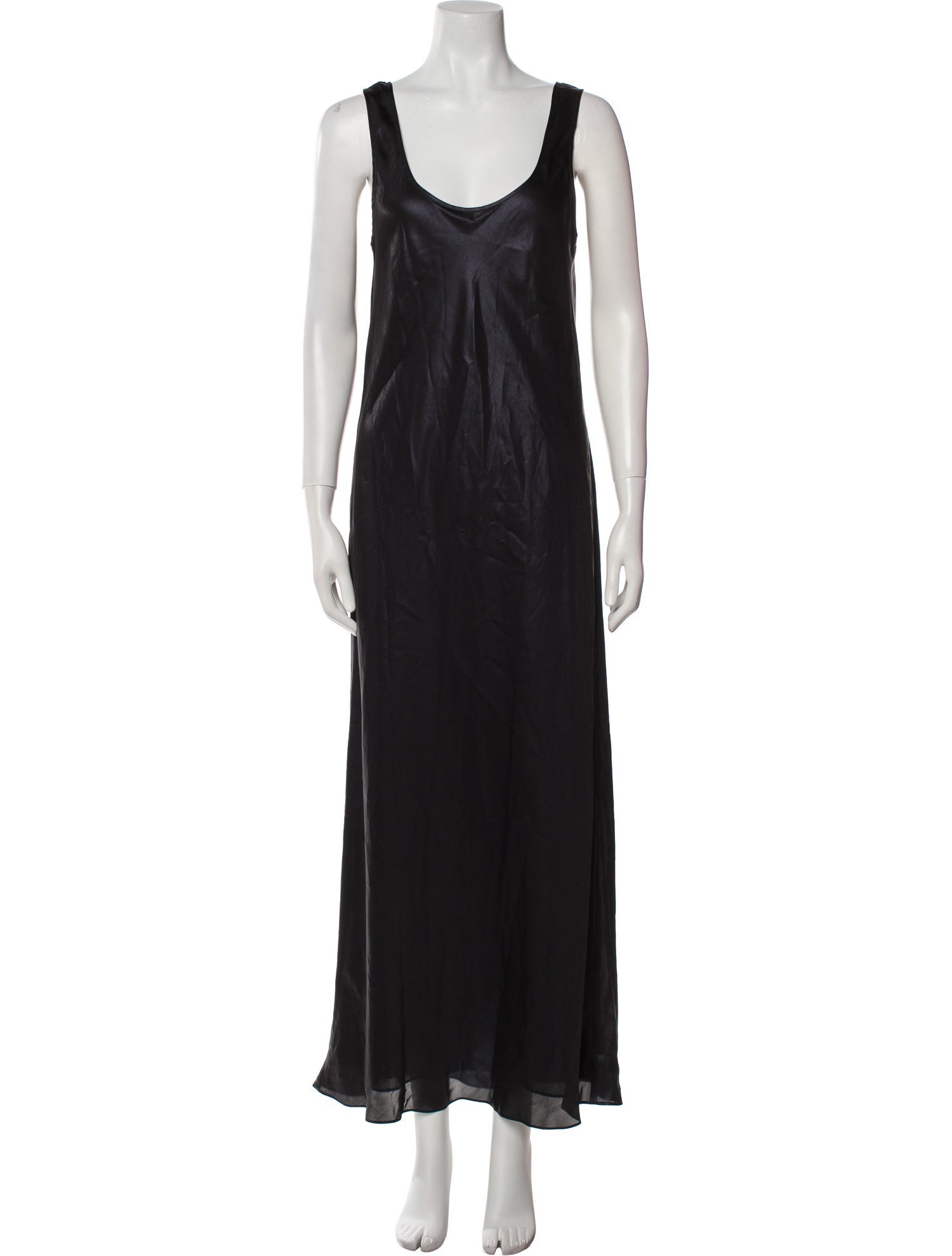 AllSaints Scoop Neck Long Dress