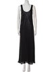 AllSaints Scoop Neck Long Dress
