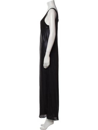 AllSaints Scoop Neck Long Dress