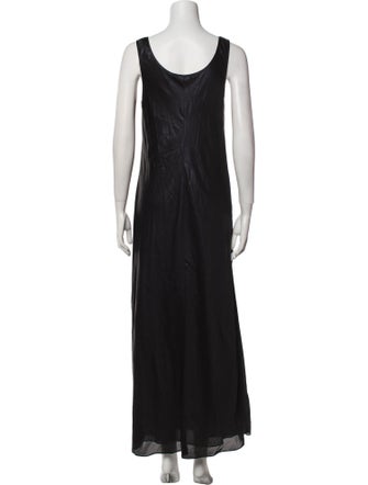 AllSaints Scoop Neck Long Dress