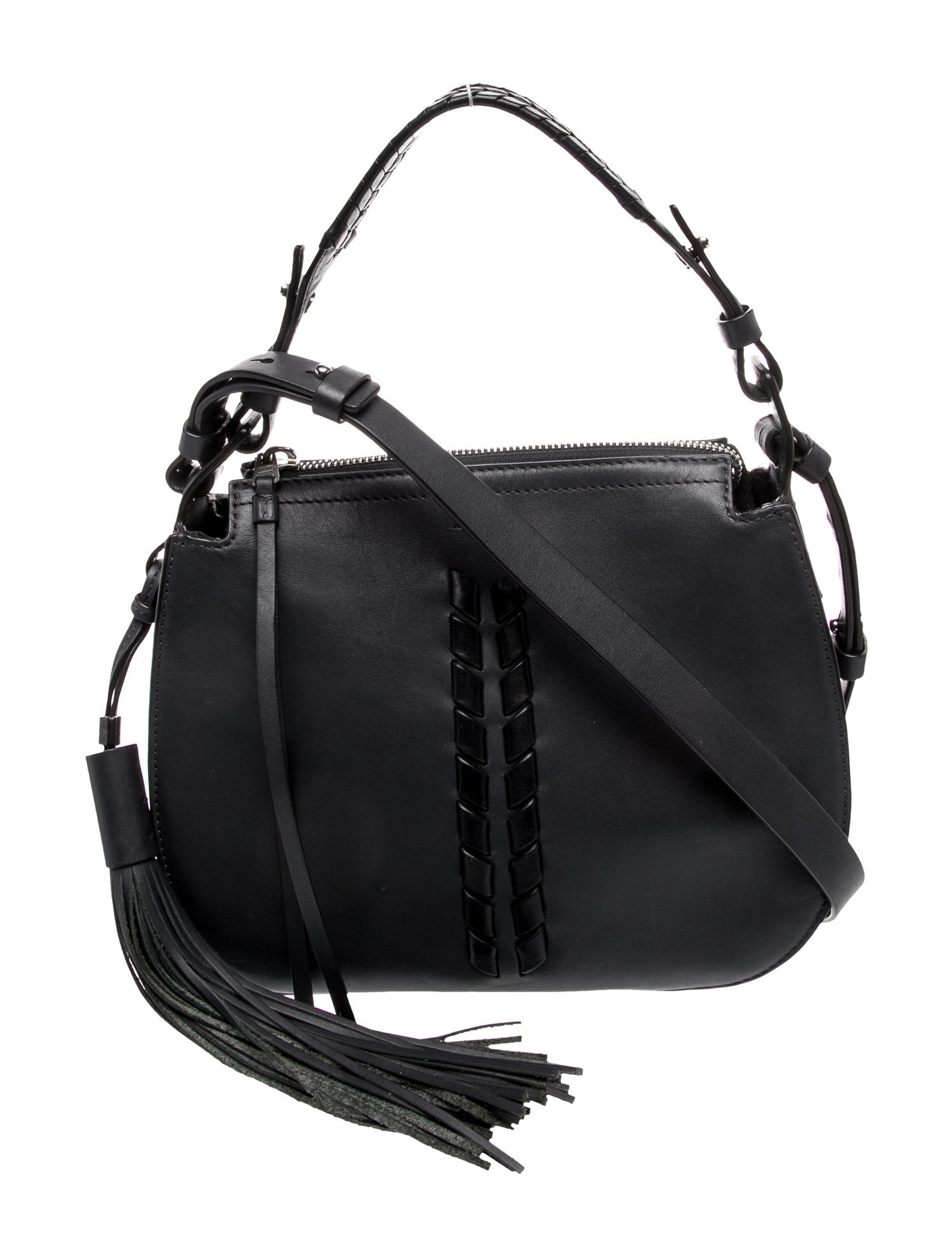 AllSaints Leather Top Handle Bag