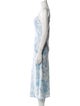 AllSaints Tie-Dye Print Long Dress