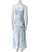 AllSaints Tie-Dye Print Long Dress