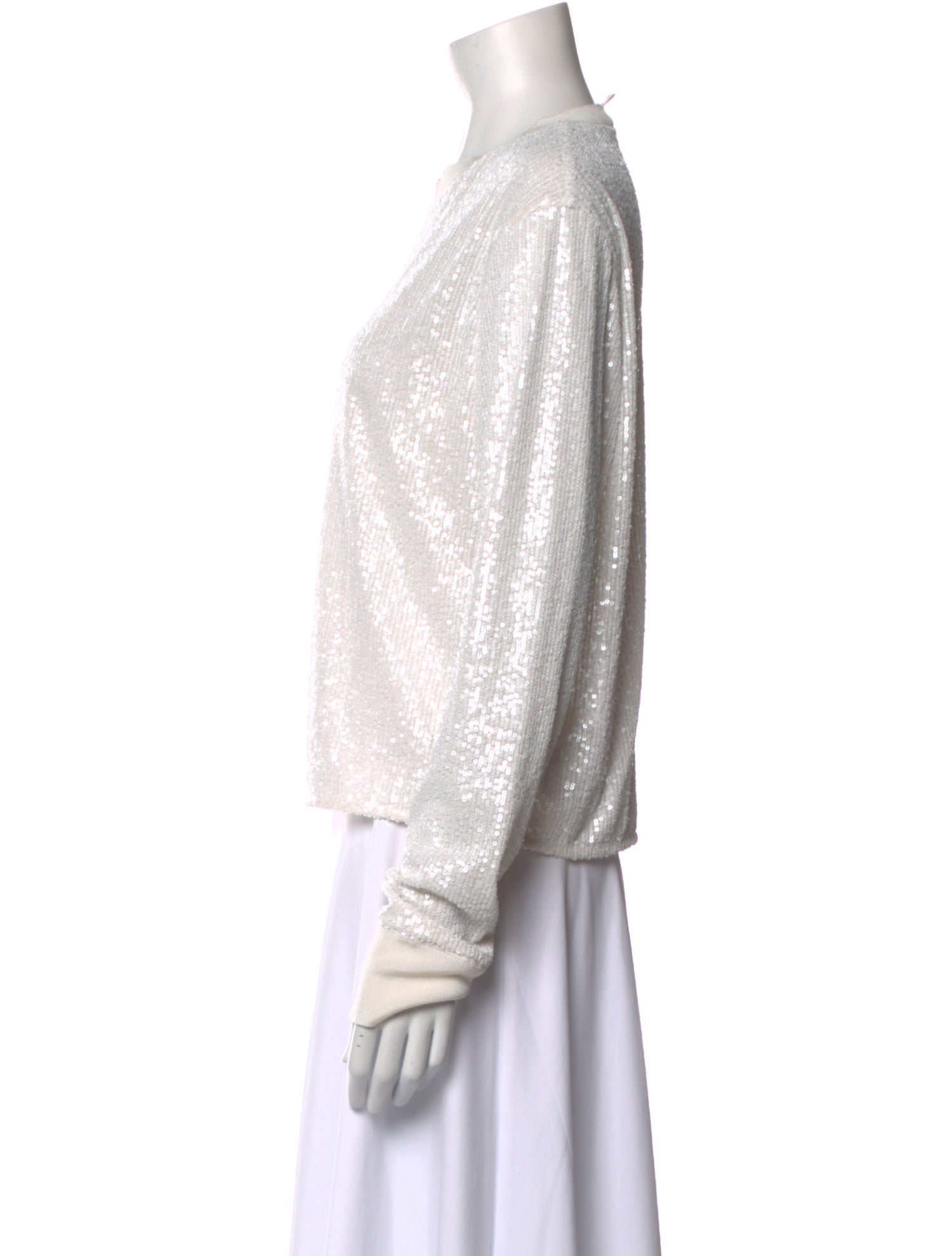 AllSaints Crew Neck Long Sleeve Top