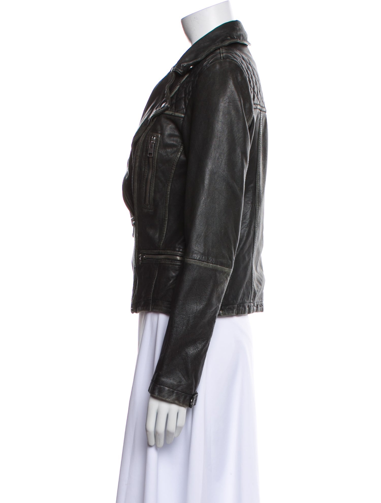 AllSaints Leather Biker Jacket