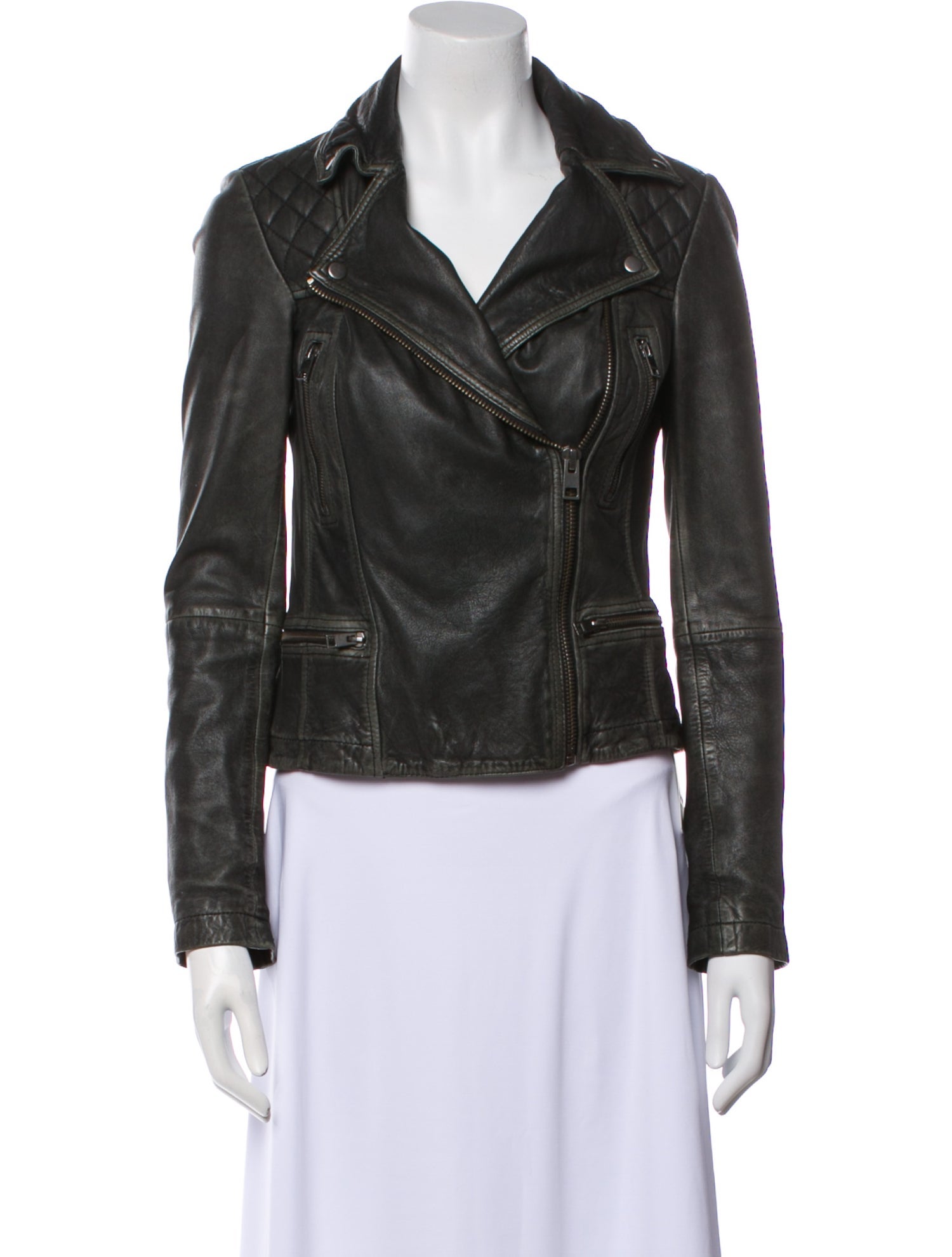 AllSaints Leather Biker Jacket