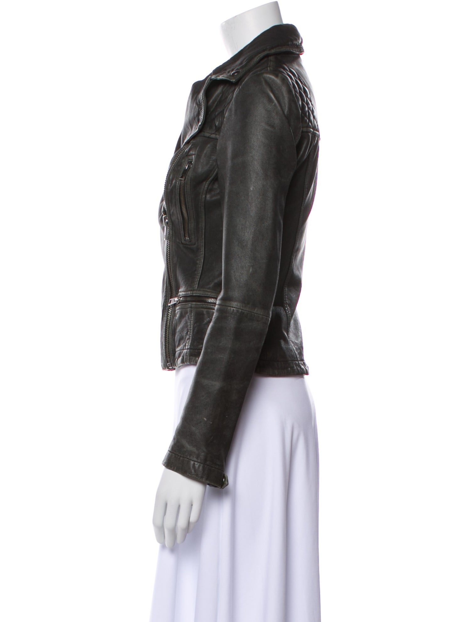 AllSaints Leather Biker Jacket