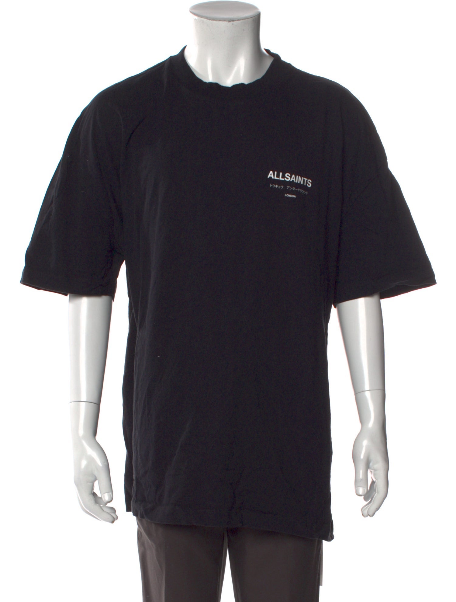 AllSaints Graphic Print Crew Neck T-Shirt