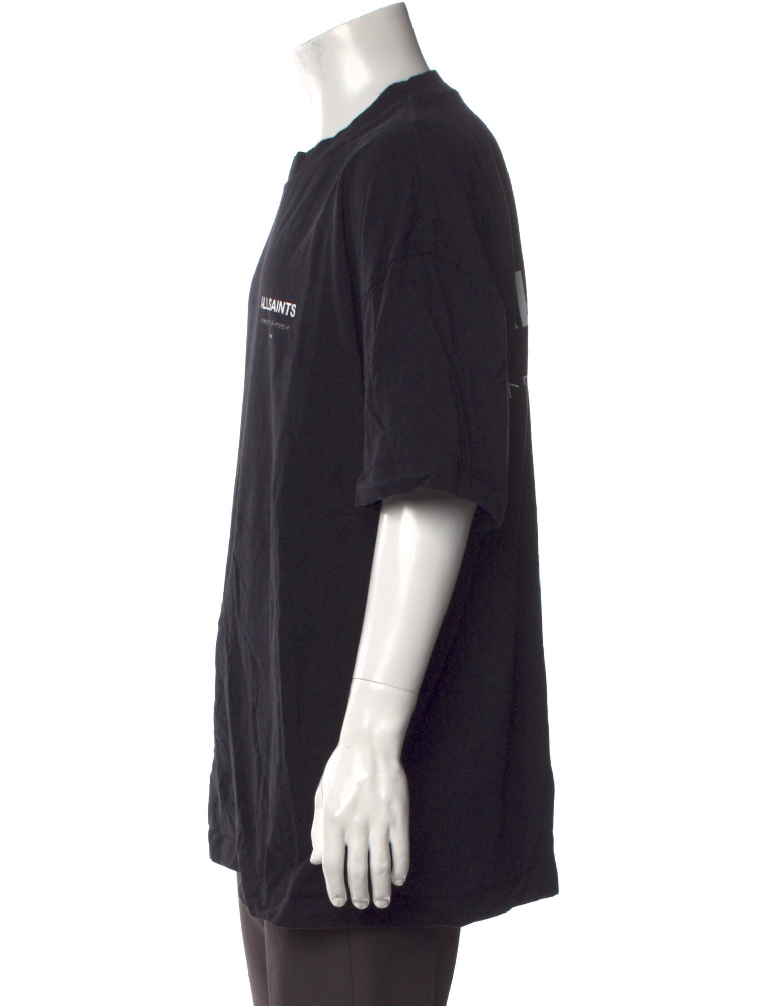 AllSaints Graphic Print Crew Neck T-Shirt