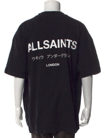 AllSaints Graphic Print Crew Neck T-Shirt