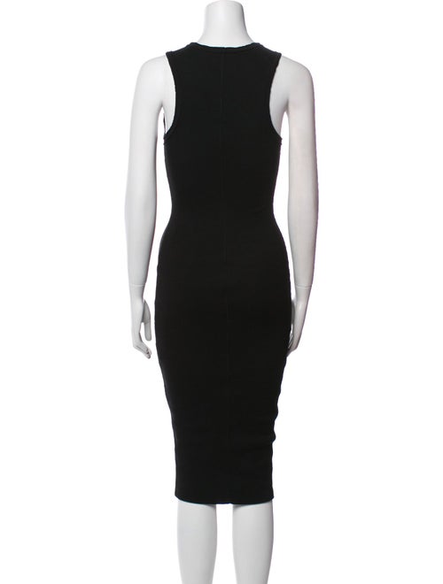 AllSaints Scoop Neck Midi Length Dress
